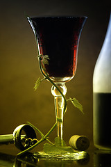 Image showing Red wine