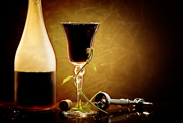 Image showing Red wine