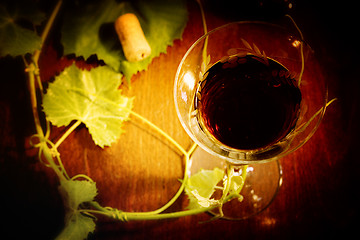 Image showing Red wine