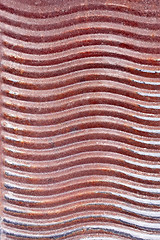 Image showing Old rusty washboard