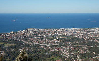 Image showing wollongong city and suburbs