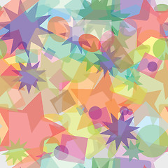Image showing Abstract multicolored seamless texture