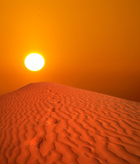 Image showing sahara sunset