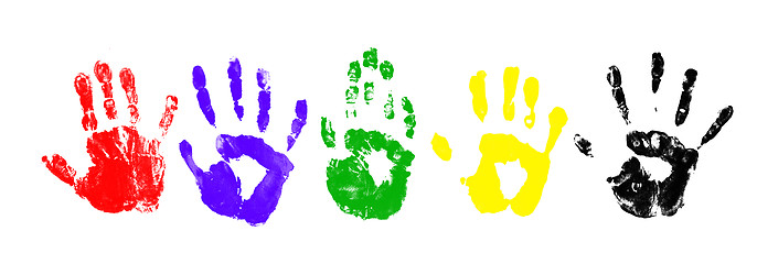 Image showing Handprints