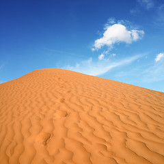 Image showing Clouds in the desert