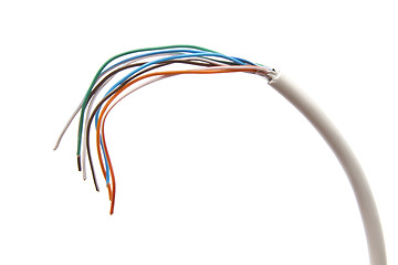 Image showing Colorful cable