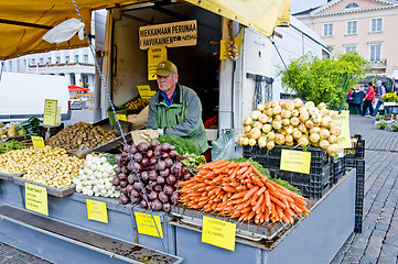 Image showing Vegetable summer sale