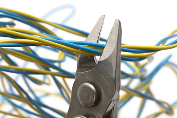 Image showing pliers and wires