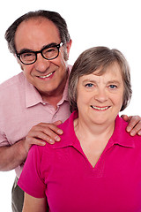 Image showing Portrait of smiling matured couple