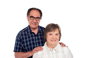 Image showing Portrait of smiling matured couple