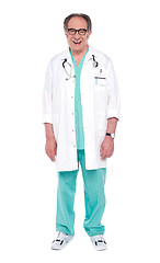 Image showing Full length portrait of a male doctor