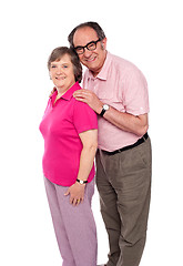 Image showing Portrait of happy senior couple