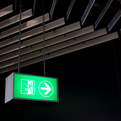 Image showing Emergency Exit