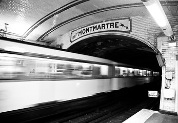 Image showing Paris Metro Station