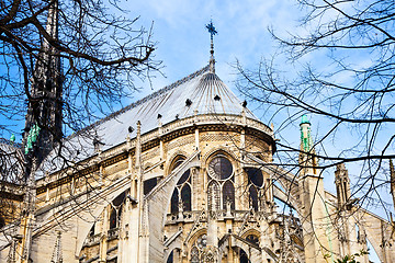 Image showing Notre Dame Cathedral - Paris