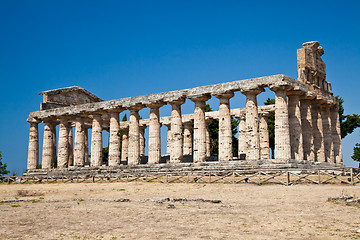 Image showing Paestum temple - Italy