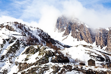 Image showing Sunny day on Alps