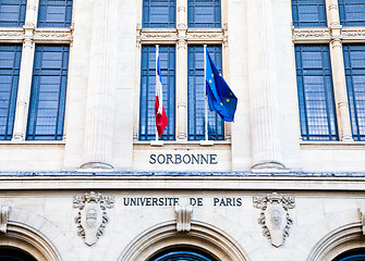 Image showing Paris - Sorbonne University Entrance