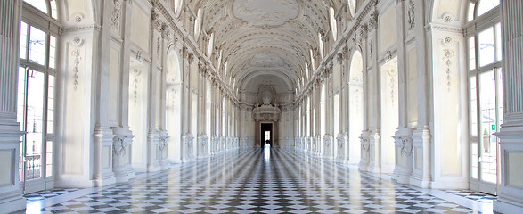 Image showing Italy - Royal Palace: Galleria di Diana, Venaria