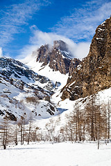 Image showing Sunny day on Alps