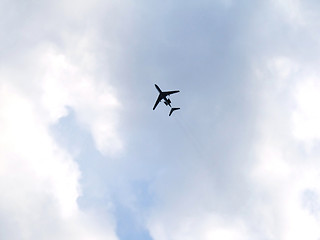 Image showing plane in the sky