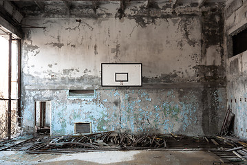 Image showing Basket ball room in Chernobyl