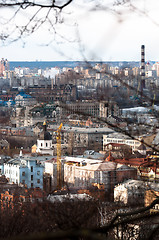 Image showing Kiev city from a mountain