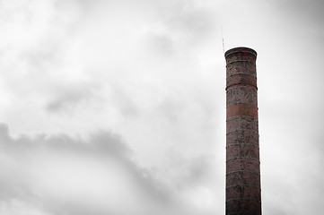 Image showing Big industrial chimney