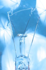 Image showing White Lightbulb with wire