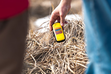 Image showing Geiger counter in polluted environment