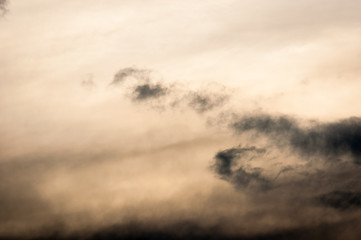 Image showing Dark clouds on the sky