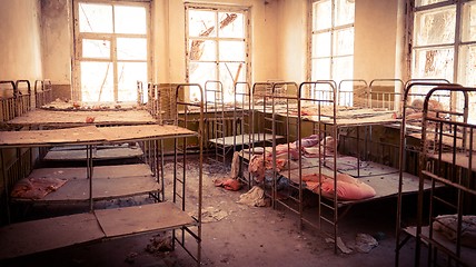 Image showing Abandoned nursery at Chernobyl