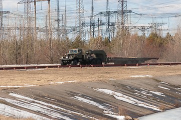 Image showing Military cargo truck