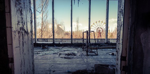 Image showing Abandoned room in chernobyl 2012