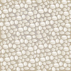 Image showing Seamless gray pebble pattern