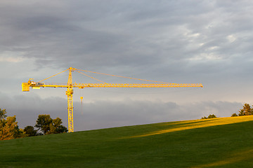 Image showing Construction crane 