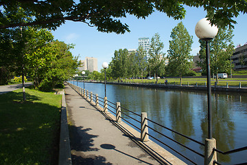 Image showing The Rideau Canal in Ottawa, Canada