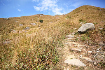 Image showing Stone path in the mountains