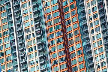 Image showing Hong Kong public housing apartment block