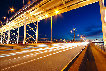 Image showing highway under the bridge in macao