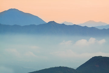 Image showing Mountain Sunrise