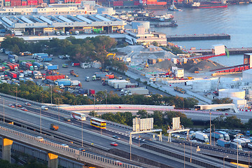 Image showing urban area dusk