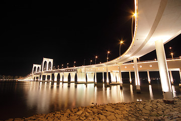 Image showing Sai Van bridge in Macau 