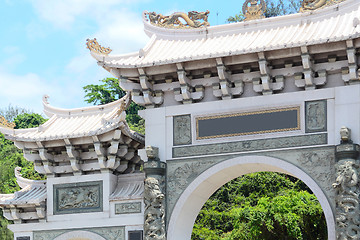 Image showing typical chinese entrance