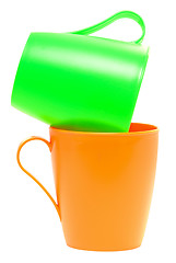 Image showing plastic cups