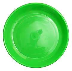 Image showing green plate