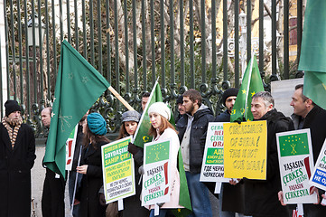 Image showing Circassians Protesting