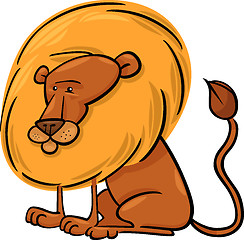 Image showing African Lion Cartoon