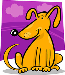 Image showing cartoon doodle of funny dog