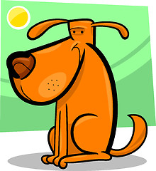 Image showing cartoon doodle of cute dog